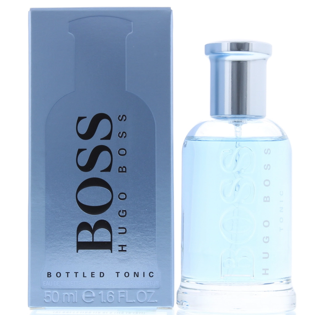 Hugo Boss Mens Bottled Tonic Eau de Toilette 50ml Spray For Him - Apple - One Size